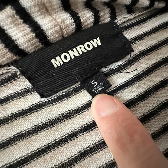 Monrow Striped Cardigan - Picture 3 of 3